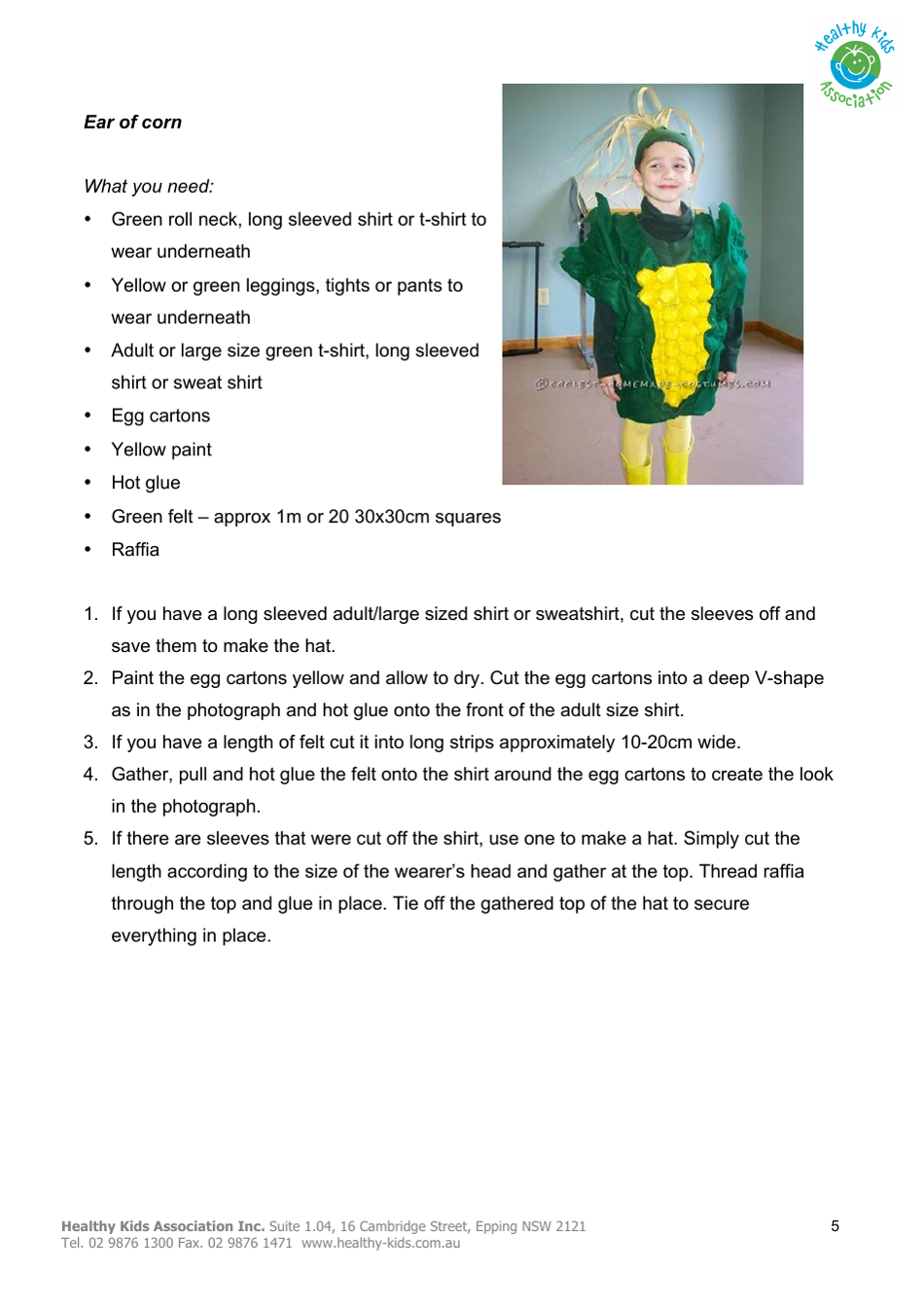 Pumpkin Costume Bodice Template, Page 8