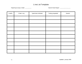 Line List Template, Page 3