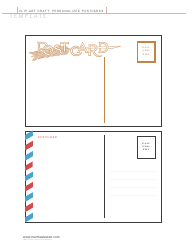 Document preview: Personalized Postcard Clip-Art Template - Martha Stewart Living Omnimedia