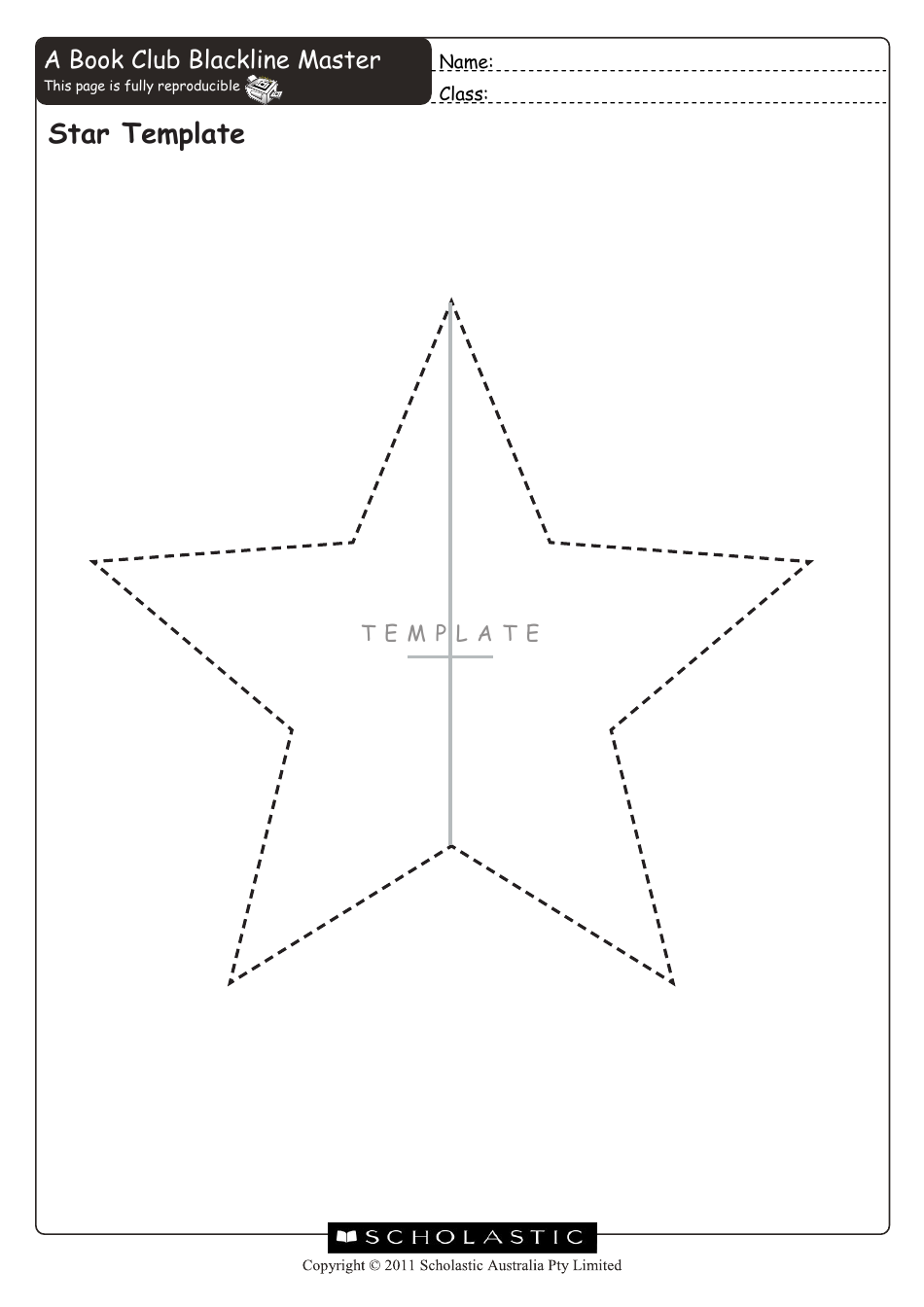 Star Template - Scholastic