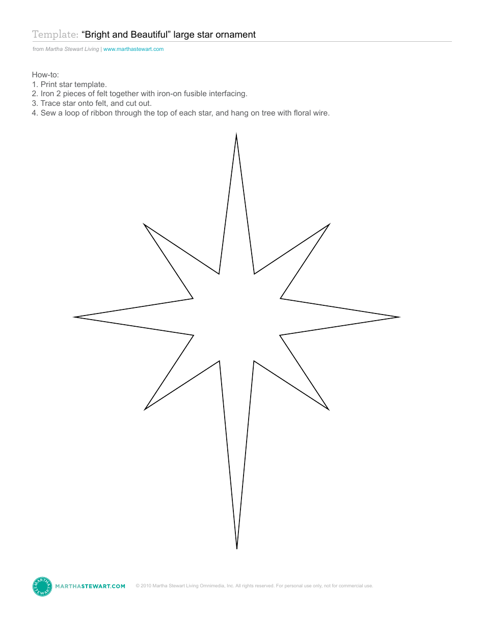 Star Ornament Templates - Martha Stewart Living Omnimedia, Page 3