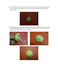 Flower Pincushion Bracelet Template - Cute Quilt Patterns, Page 7