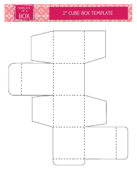 Document preview: 2" Cube Box Template