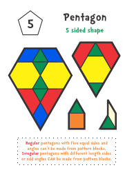 Pattern Block Templates - Shapes, Page 13