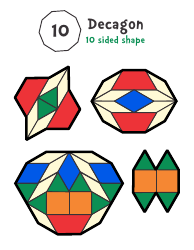 Pattern Block Templates - Shapes, Page 19