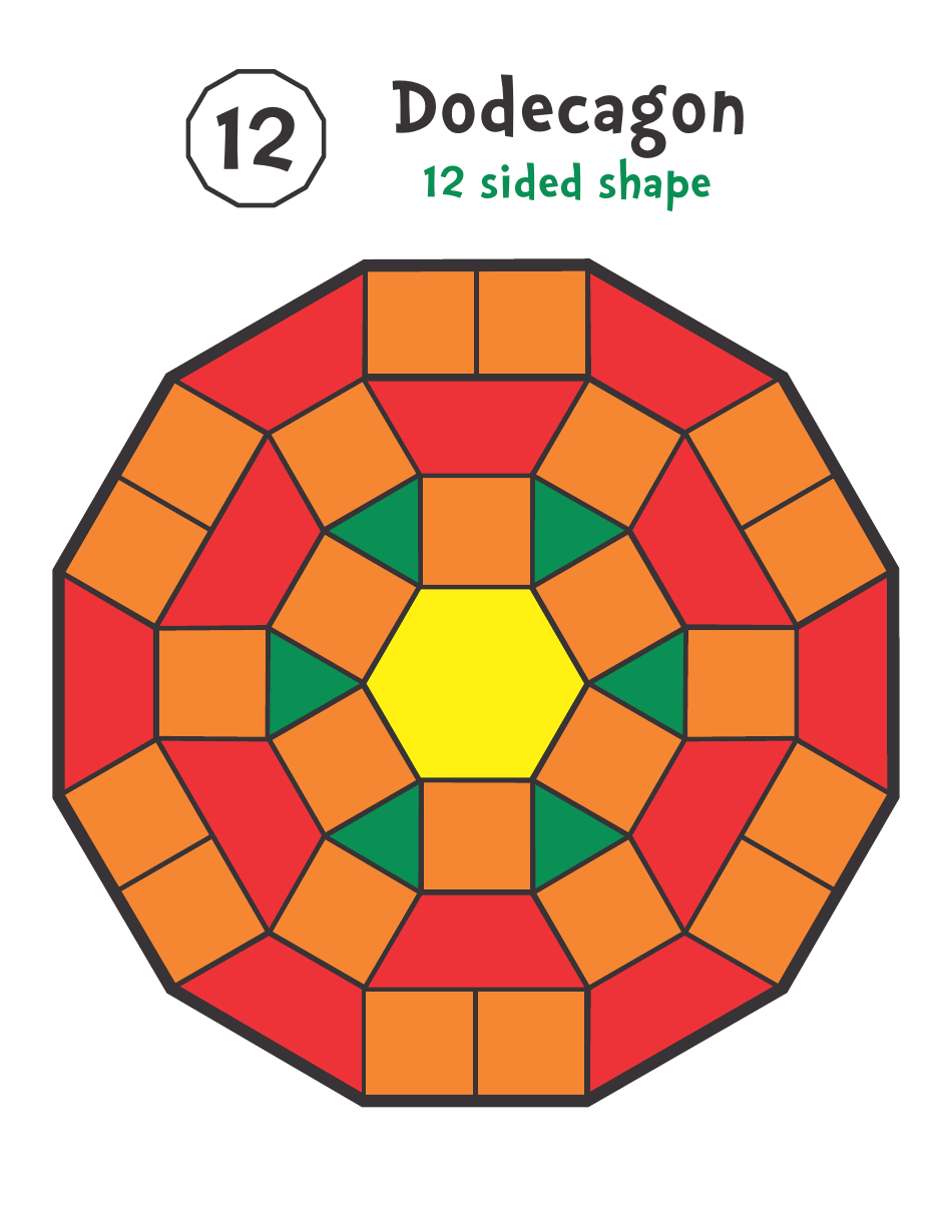 Pattern Block Templates - Shapes, Page 22