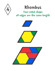 Pattern Block Templates - Shapes, Page 6