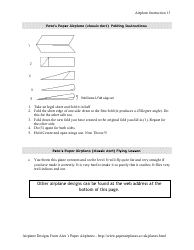 Rapier Paper Airplane Design, Page 13