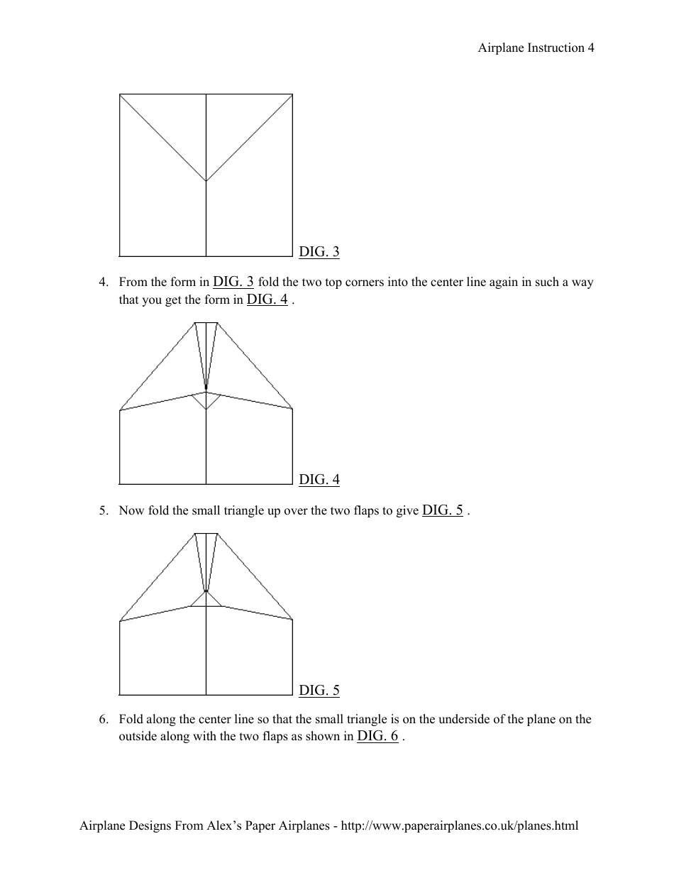 Rapier Paper Airplane Design, Page 4