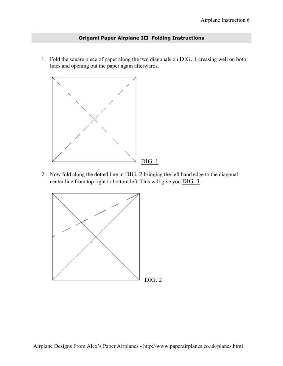 Rapier Paper Airplane Design, Page 6