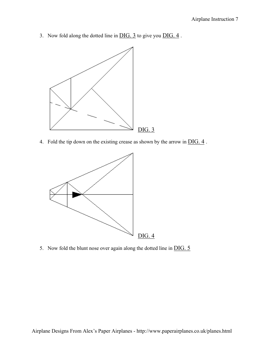 Rapier Paper Airplane Design, Page 7