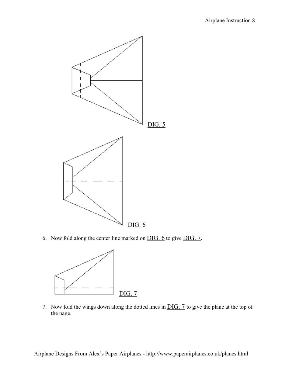 Rapier Paper Airplane Design, Page 8