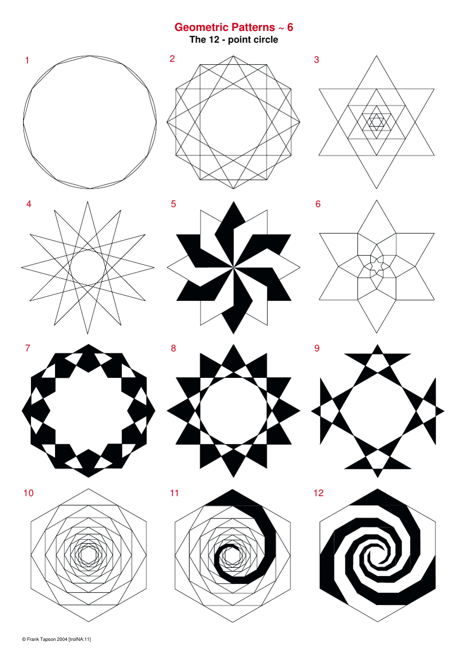 Geometric Pattern Templates - Frank Tapson, Page 11