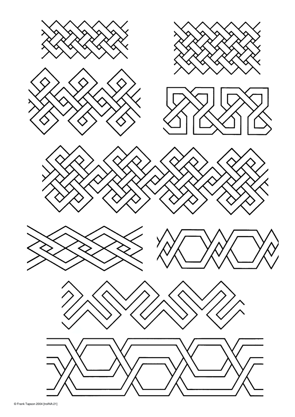 Geometric Pattern Templates - Frank Tapson, Page 21