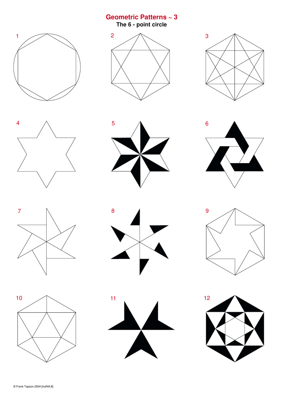 Geometric Pattern Templates - Frank Tapson, Page 8