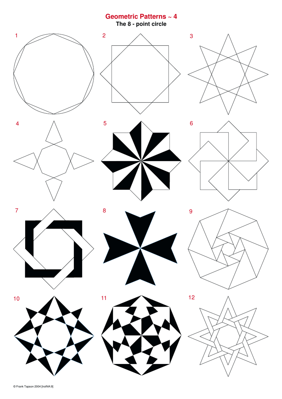 Geometric Pattern Templates - Frank Tapson, Page 9