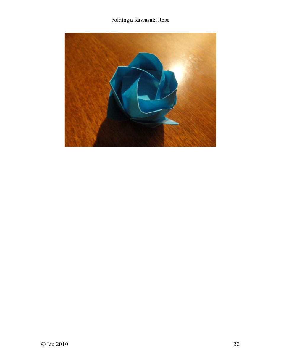 Kawasaki Rose Origami - Liu, Page 22