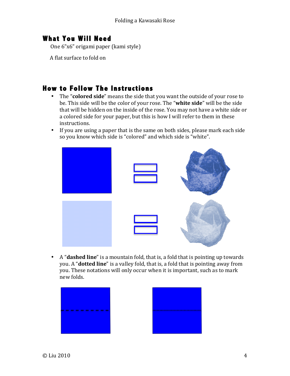 Kawasaki Rose Origami - Liu, Page 4