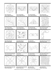 Stitching Pattern Templates, Page 18