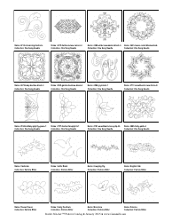 Stitching Pattern Templates, Page 21