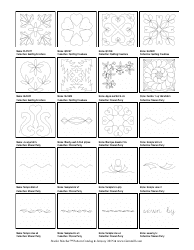 Stitching Pattern Templates, Page 23