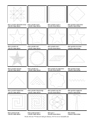 Stitching Pattern Templates, Page 34