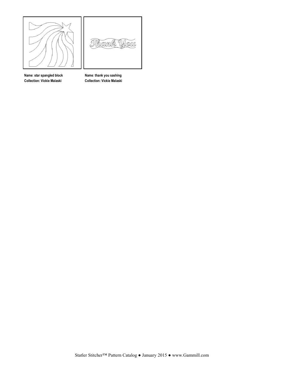 Stitching Pattern Templates, Page 48