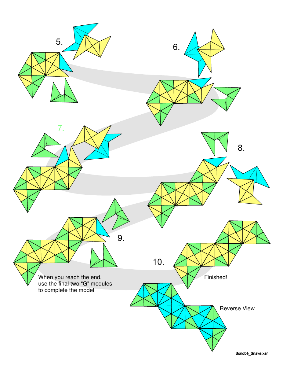 Sonobe Module Origami With Variations - Michael Naughton, Page 4