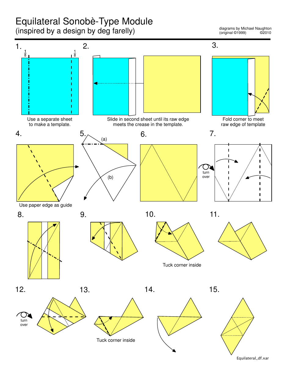 Sonobe Module Origami With Variations - Michael Naughton, Page 7