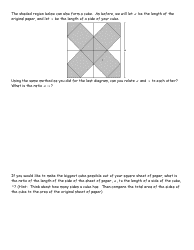 Origami Cube Template, Page 4
