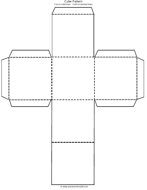 Cube Pattern Template