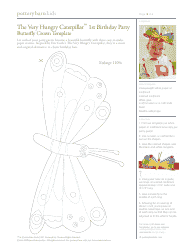 Butterfly Crown Template - Eric Carle, Williams-Sonoma, Page 2