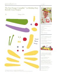 Butterfly Crown Template - Eric Carle, Williams-Sonoma, Page 4