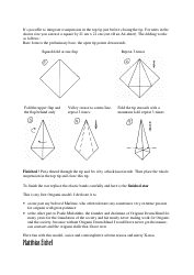Herrhuter Star Origami Model, Page 5