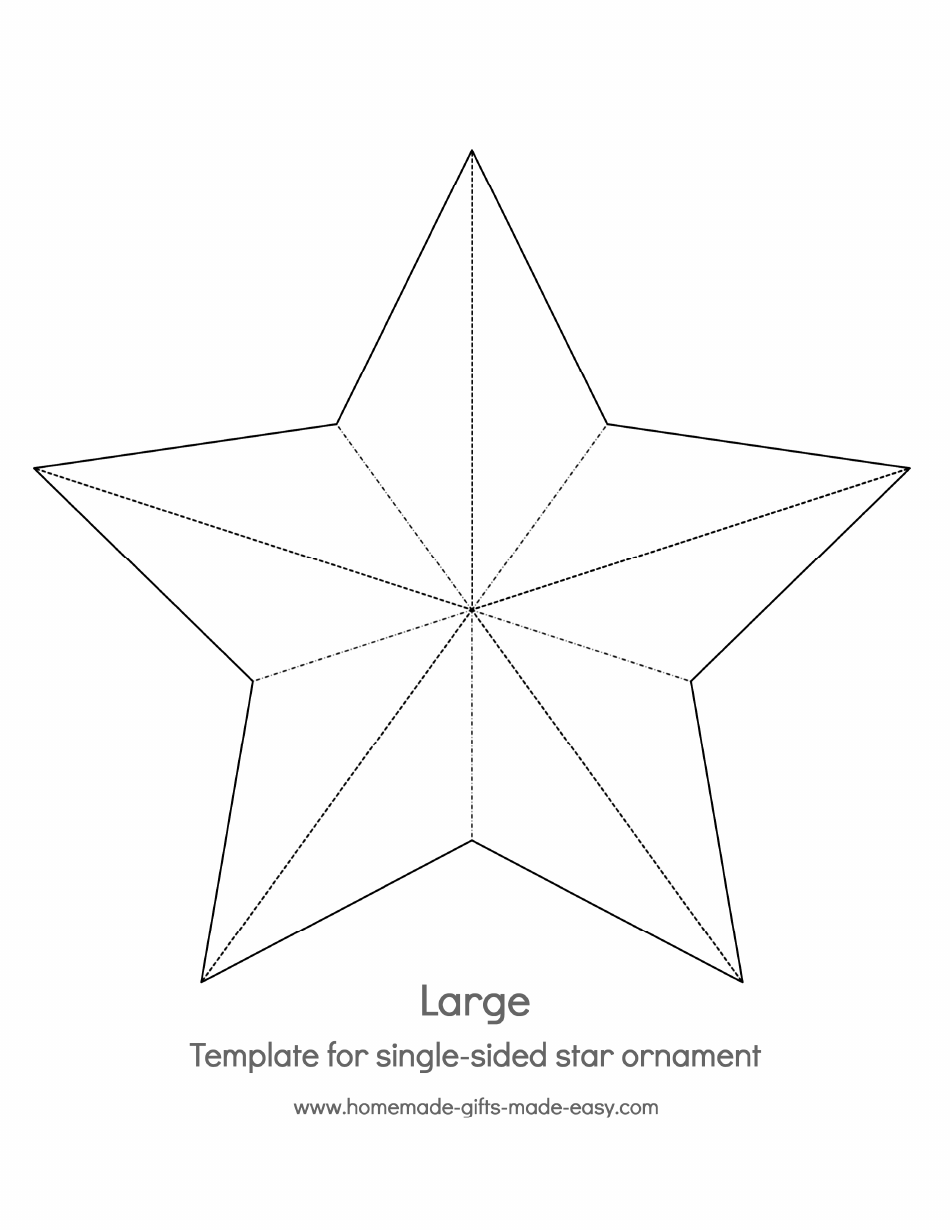 Star Template - Large
