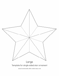 Document preview: Star Template - Large