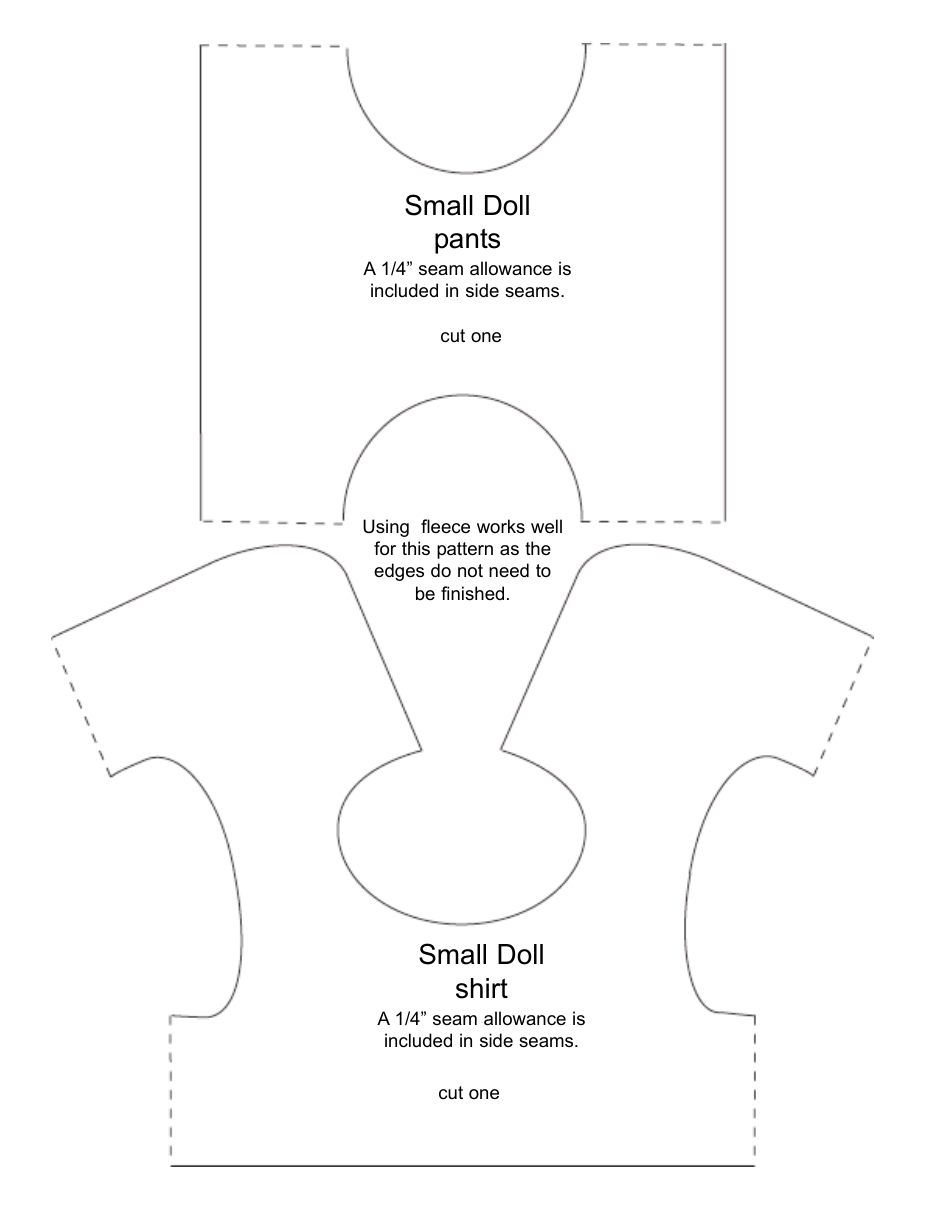 Mother and Child Doll Templates, Page 10