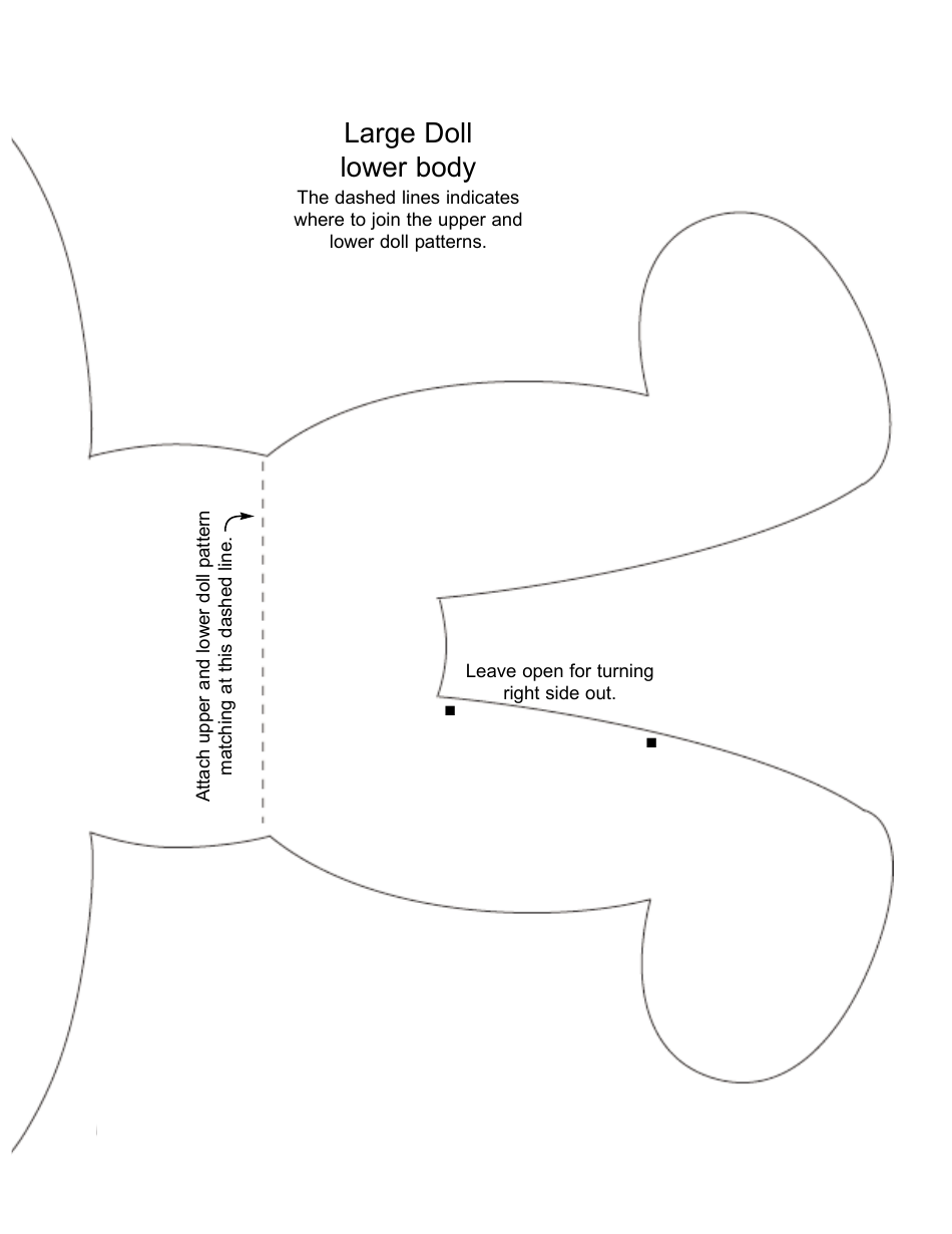 Mother and Child Doll Templates, Page 4