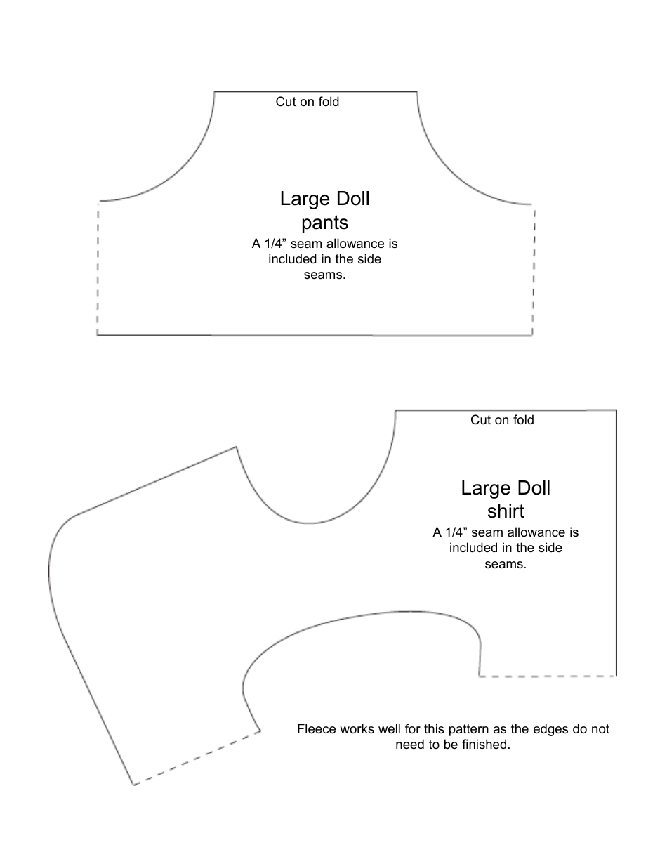 Mother and Child Doll Templates, Page 7