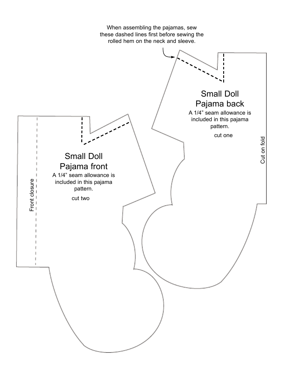 Mother and Child Doll Templates, Page 9