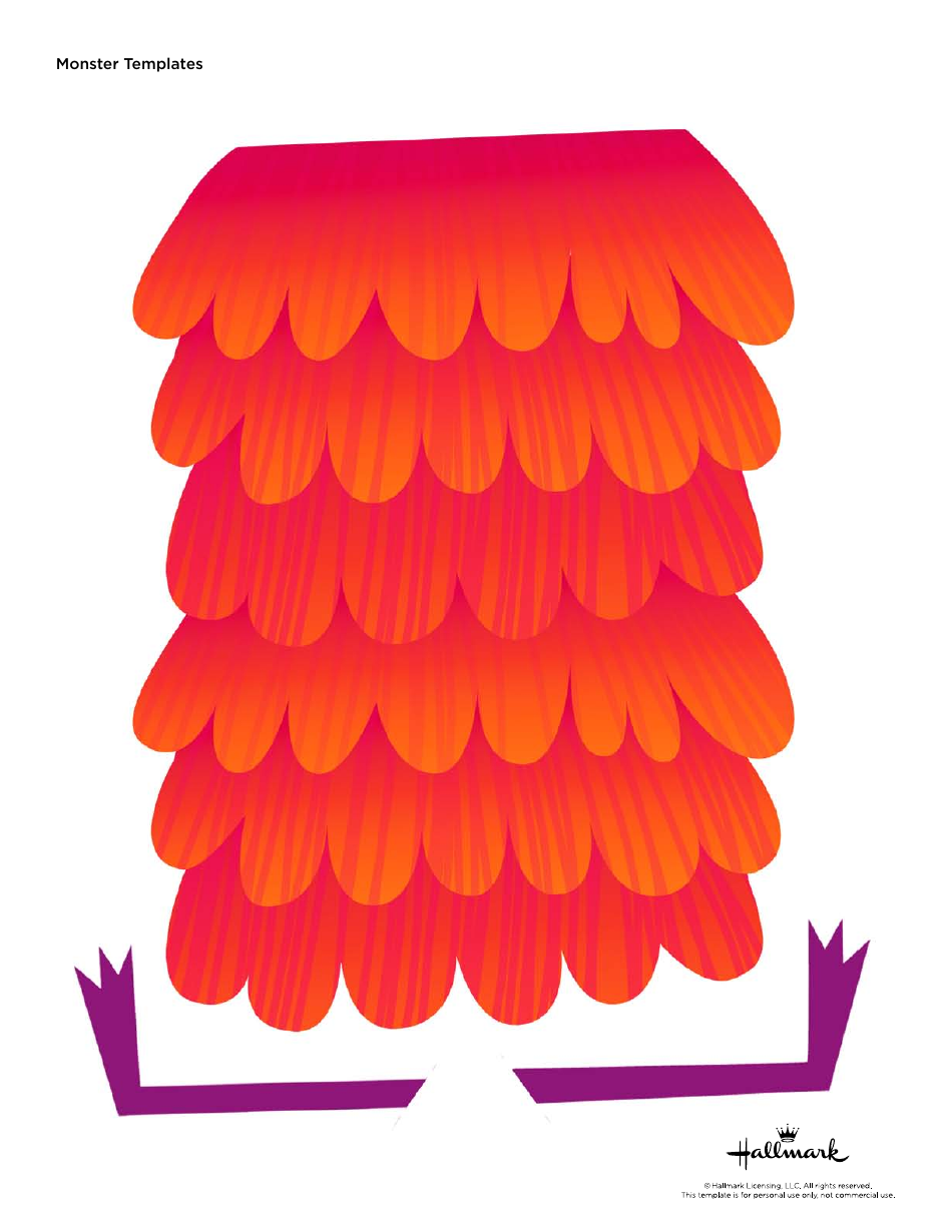 Valentines Day Monster Template - Hallmark, Page 4