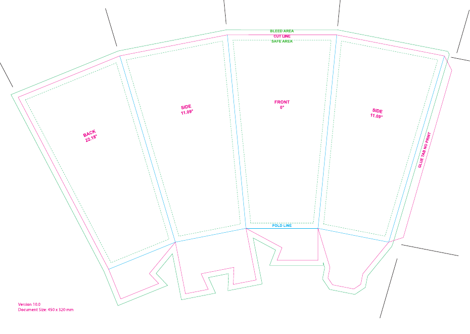 Popcorn Box Template Download Printable PDF Templateroller