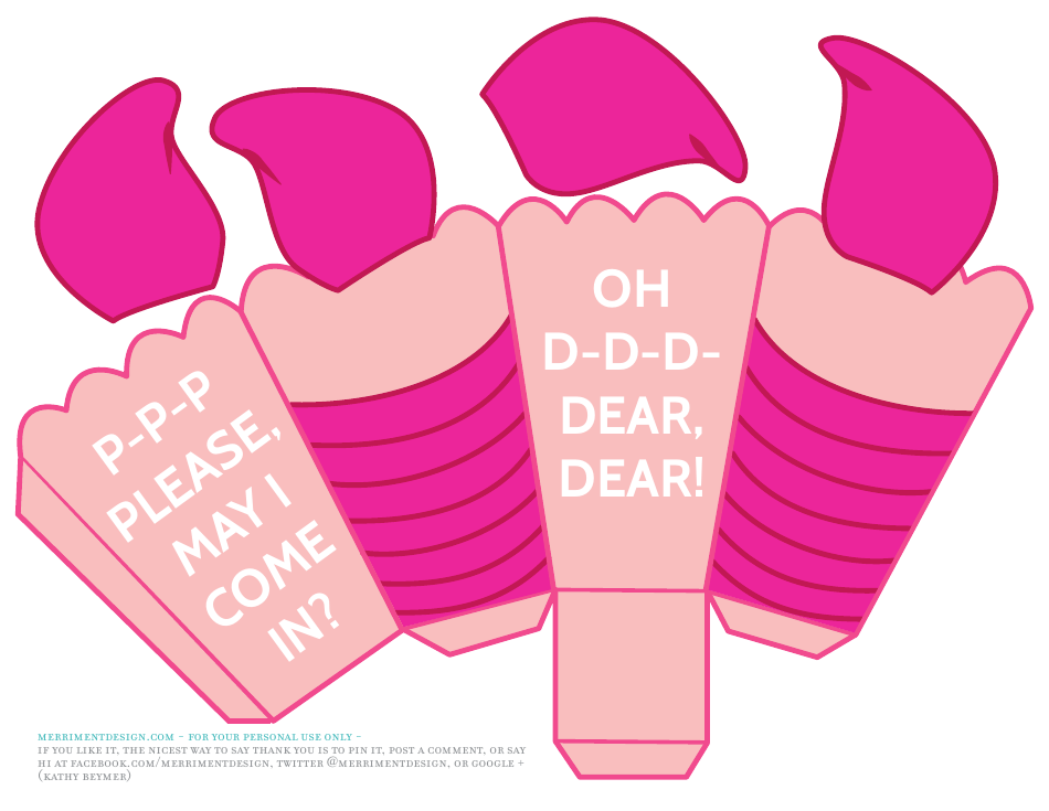 Winnie the Pooh Popcorn Box Templates, Page 3