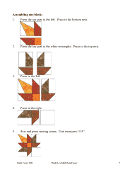 Maple Leaf Quilt Pattern Template - Cindy Carter, Page 7