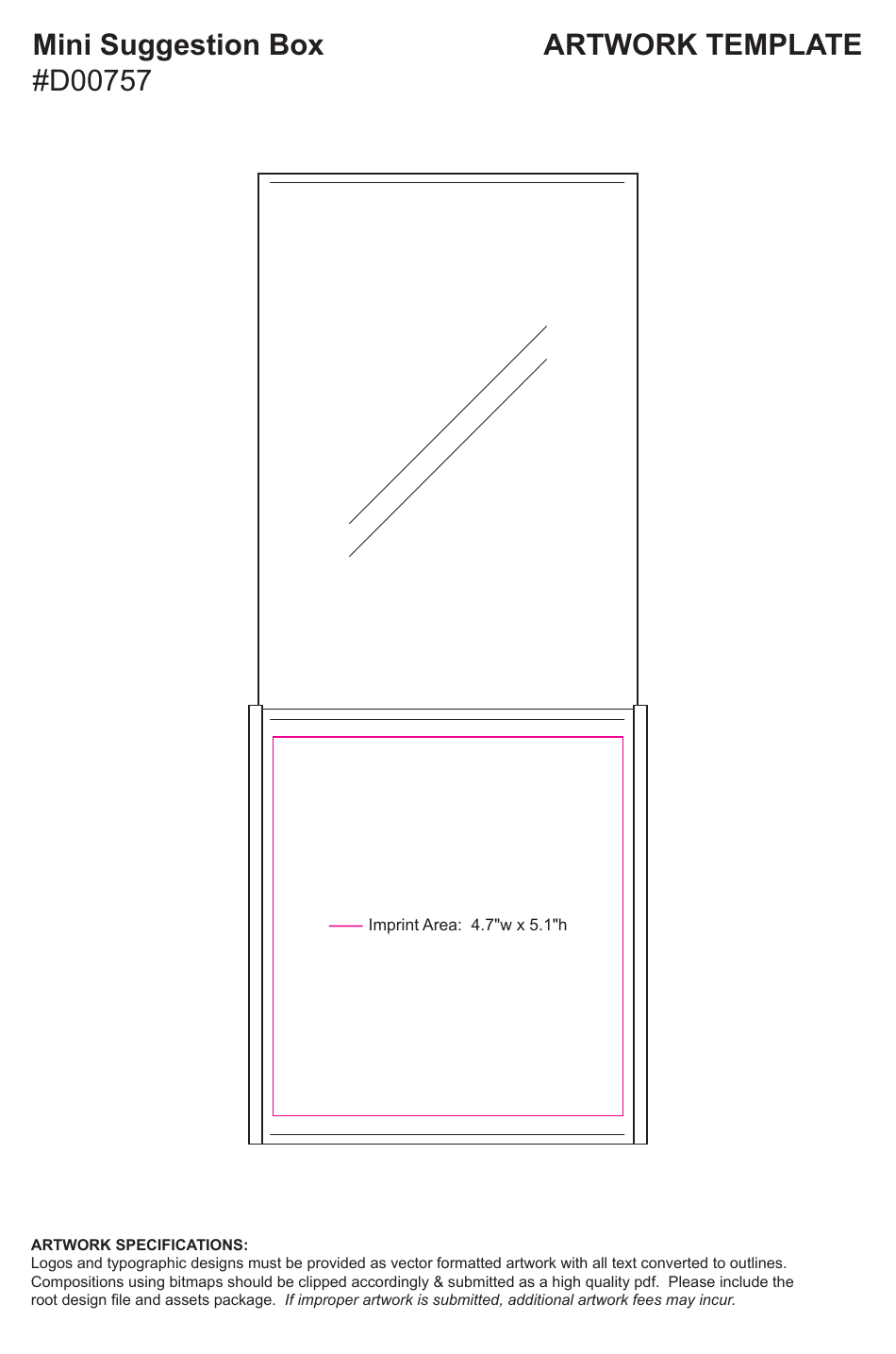 Mini Suggestion Box Artwork Template Download Printable PDF ...
