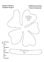 Summer Garden Quilt Pattern Templates - Lynette Anderson Designs, Page 10