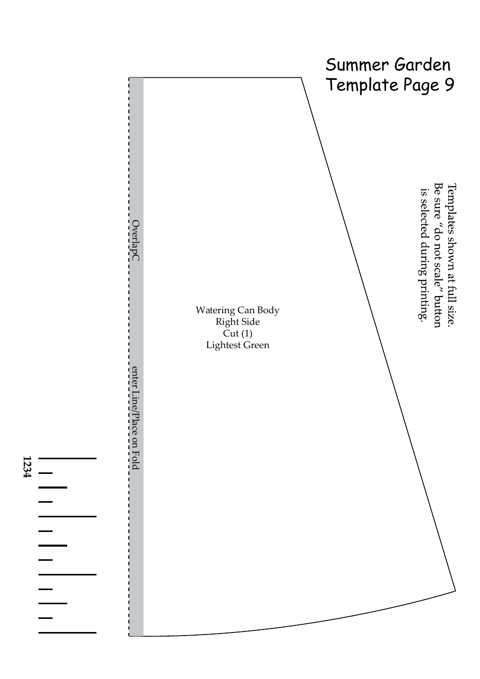 Summer Garden Quilt Pattern Templates - Lynette Anderson Designs, Page 13