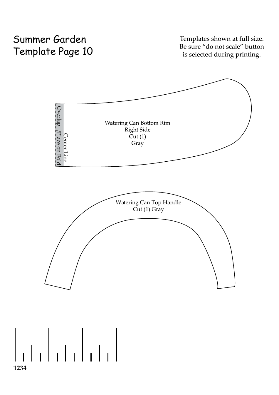 Summer Garden Quilt Pattern Templates - Lynette Anderson Designs, Page 14