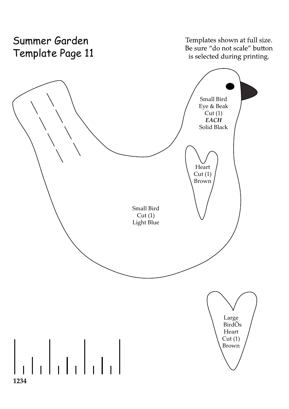Summer Garden Quilt Pattern Templates - Lynette Anderson Designs, Page 15