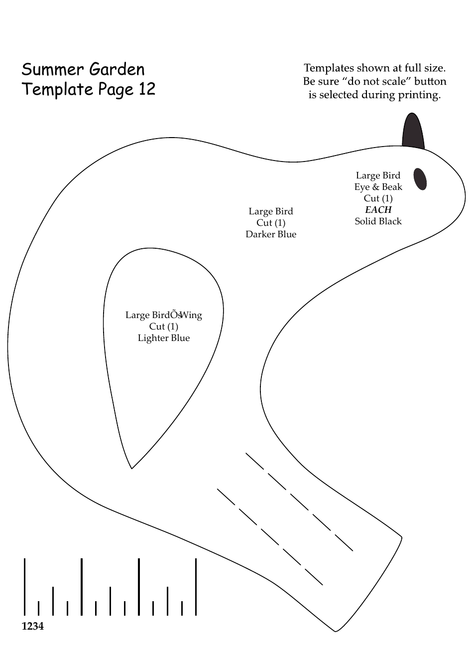 Summer Garden Quilt Pattern Templates - Lynette Anderson Designs, Page 16